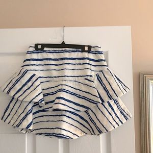 Revolve JOA ruffled mini skirt